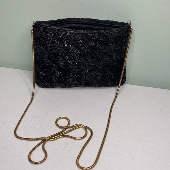 La Regale LTD Beaded Evening Shoulder Purse/ Clutch - Picture 2 of 7